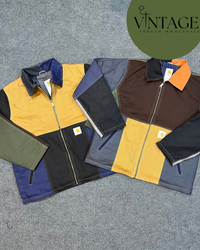 Veste patchwork style rework Carhartt Detroit - 15..