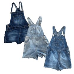 60xLadies Short Dungarees