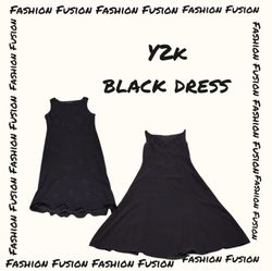 (FF-672) y2k little black dress