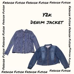 (FF-675) y2k denim jacket