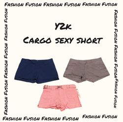 (FF-670) shorts cargo sexy y2k