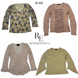 Y2K Cutesy Mix Full Sleeve Tops (RE-638)