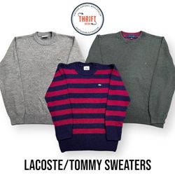 #VV816 Lacoste/Tommy Sweaters 12PCs