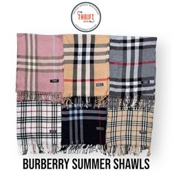 #VV818 Burberry Summer Shawls 10PCs