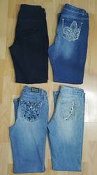 G0153 Y2K Women's Embellished Flared Jeans- 15 pie..