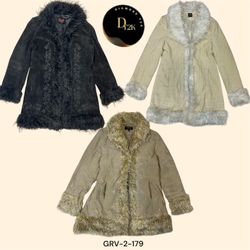 Cappotto Afghano da Donna – Giacca Finta Pelliccia..