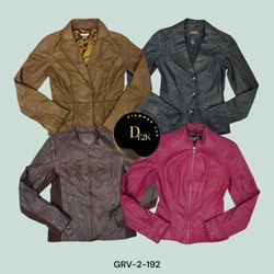 Veste en Cuir Classique pour Hommes/Femmes – Desig..