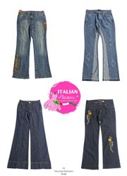 Y2k unique flared jeans