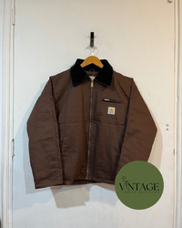 Carhartt rework style Brown detroit jacket-15-2822..