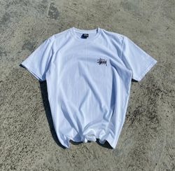 Stussy Weißes Signature Rework Stil T-Shirts 25 St..