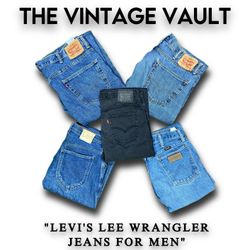 Levi's Lee Wrangler Jeans For Men - 25 pcs