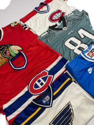 Maillots NFL NHL NBA 30 pcs