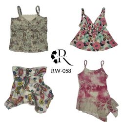 Y2K Printed Mesh Cami Tops (RW-058)