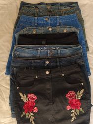 Jupes mini en denim Y2K