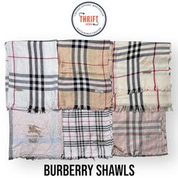 #VV820 Burberry Shawls 13 Pcs