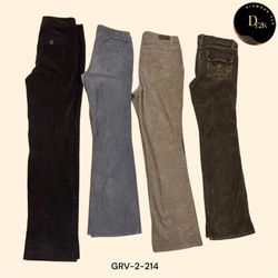 Skinny Fit Corduroy Pants – Soft & Stretchy Fabric..