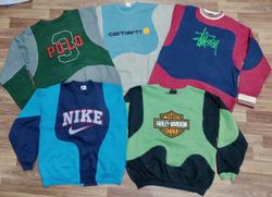 Rework style mix brand BIG LOGO sweatshirt 25 piec..