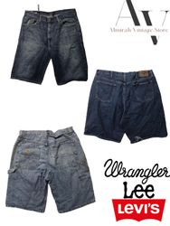 Levis, Wrangler et shorts Levis