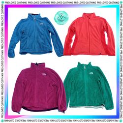 The northface fleece jackets