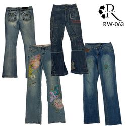 Y2K Unique Denim Jeans (RW-063)