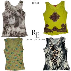 Top Mix Grunge Y2K IT Girl (RE-659)