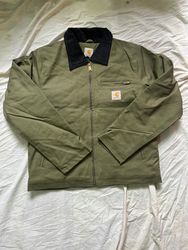 Veste Carhartt Rework Style Detroit Olive Green.