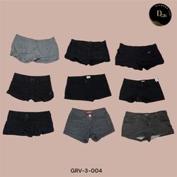 Shorts Mini Cargo Neri – Abbigliamento Utility Ele..