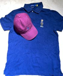 Pacote de 10 camisetas polo masculinas Ralph Laure..