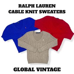 Ralph Lauren Polo Cable Knit Sweater - 20 Pieces (..