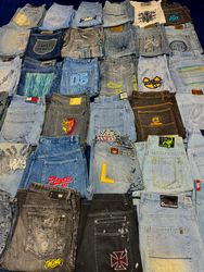 Y2K HipHop Baggy Denim Jorts/Shorts