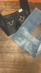 Damen Y2K bestickte Jeans