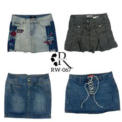 Y2K Unique Denim Skirts (RW-067)