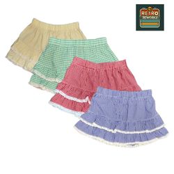 SS25 Reworked Ruffle Lace Skirt