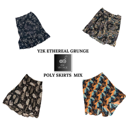 Y2K ETHEREAL GRUNGE POLY SKIRTS MIX - 08 PCS