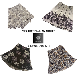 Y2K HOT ITALIAN NIGHT POLY SKIRTS MIX - 14 PCS