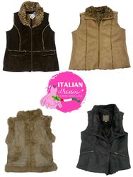 Veste afghane courte aux couleurs sombres Y2K