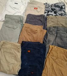 Branded cargo pants