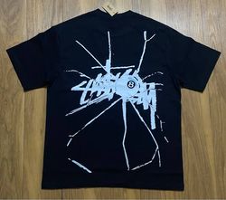 Reworked Style Stussy 8ball shattered tees