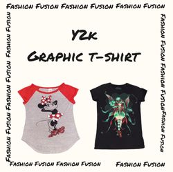 (FF-701) y2k graphic Tees