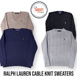 T834 Ralph Lauren Cable Knit Sweaters 50PCs