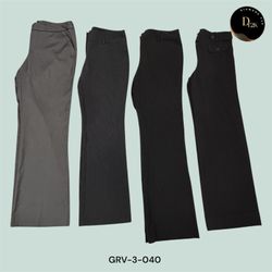 Calças de Poliéster Slim Fit para Mulheres – Desig..