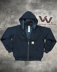 Veste active noire au style rework vintage Carhart..