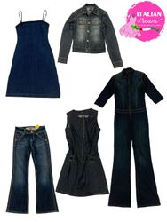 Pack mixte de denim Y2K pour filles