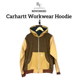 Hoodie de travail Carhartt retravaillé