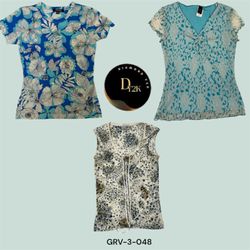 Blusa Clássica Azul em Poliéster Feminina – Roupas..