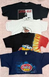 Single-Stitch Printed T-Shirts 31 Pcs