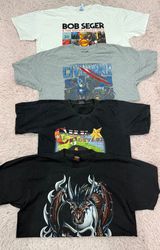 Single-Stitch Printed T-Shirts 32 Pcs