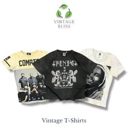 Vintage printed T-shirts