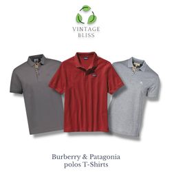 Burberry & Patagonia Polo T-Shirts