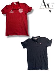 Camisetas de gola redonda e polos com marca